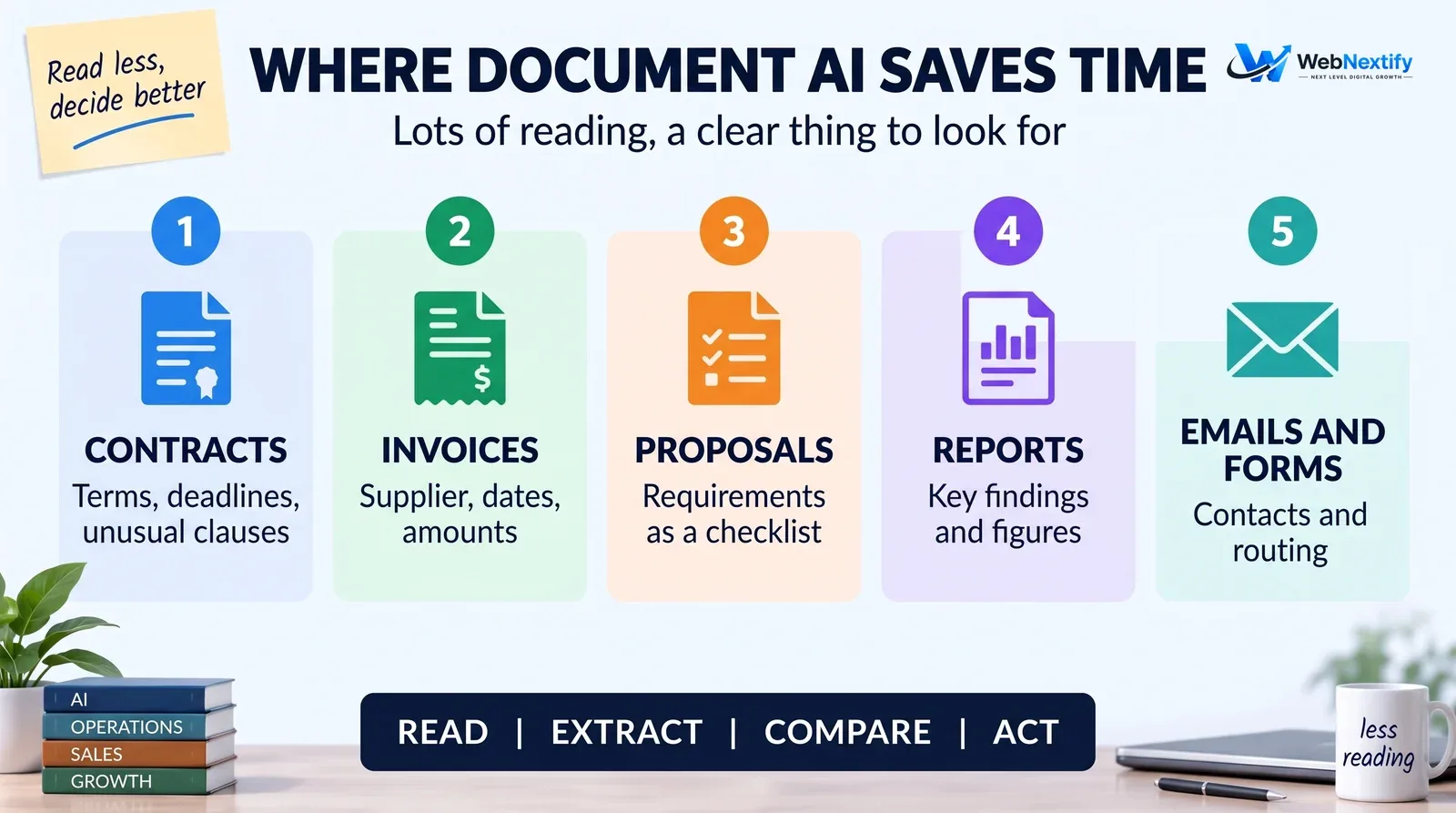 Five types of business documents where AI analysis saves time