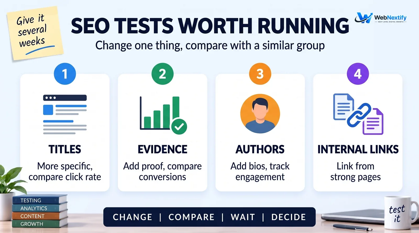 Four SEO tests to measure credibility improvements