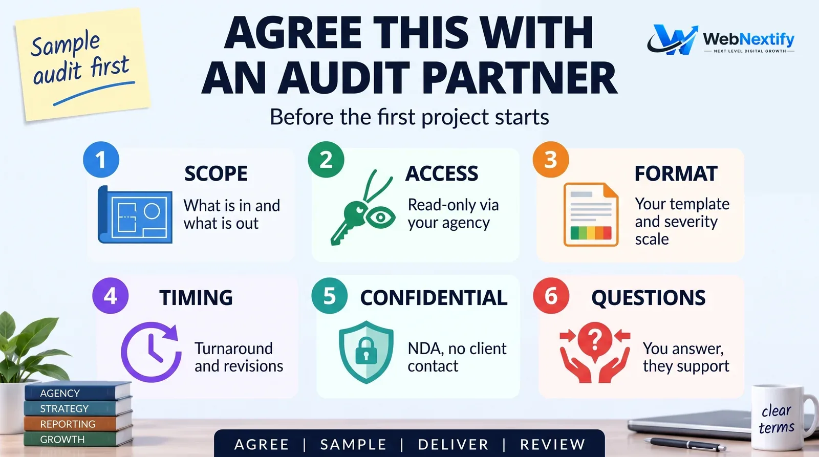 Six things to agree with a white-label SEO audit partner